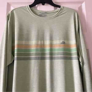 Patagonia Capilene Cool Daily Crew Neck Long Sleeve Sun Shirt green Color XL